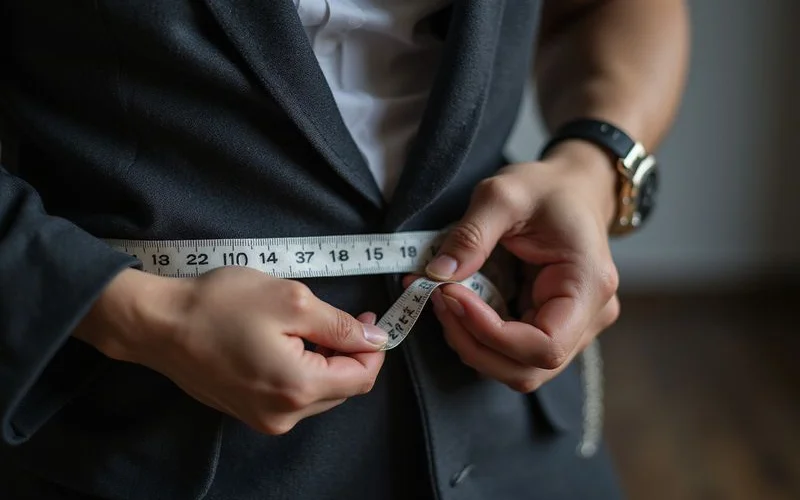 Precise measurements being taken with measuring tape