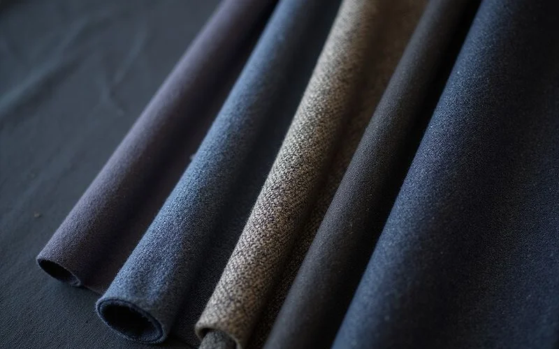 Premium British wool suiting fabric bolts from top mills
